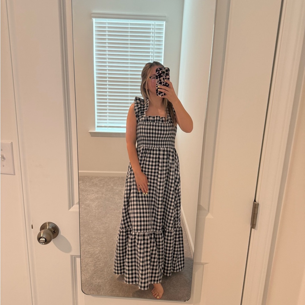 Gingham Maxi Dress